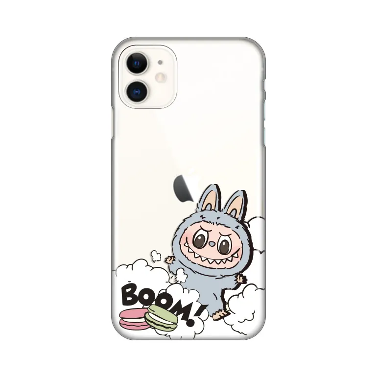 Maska za iPhone 11 6.1 La Bubu Macaron Silikonska Print Skin