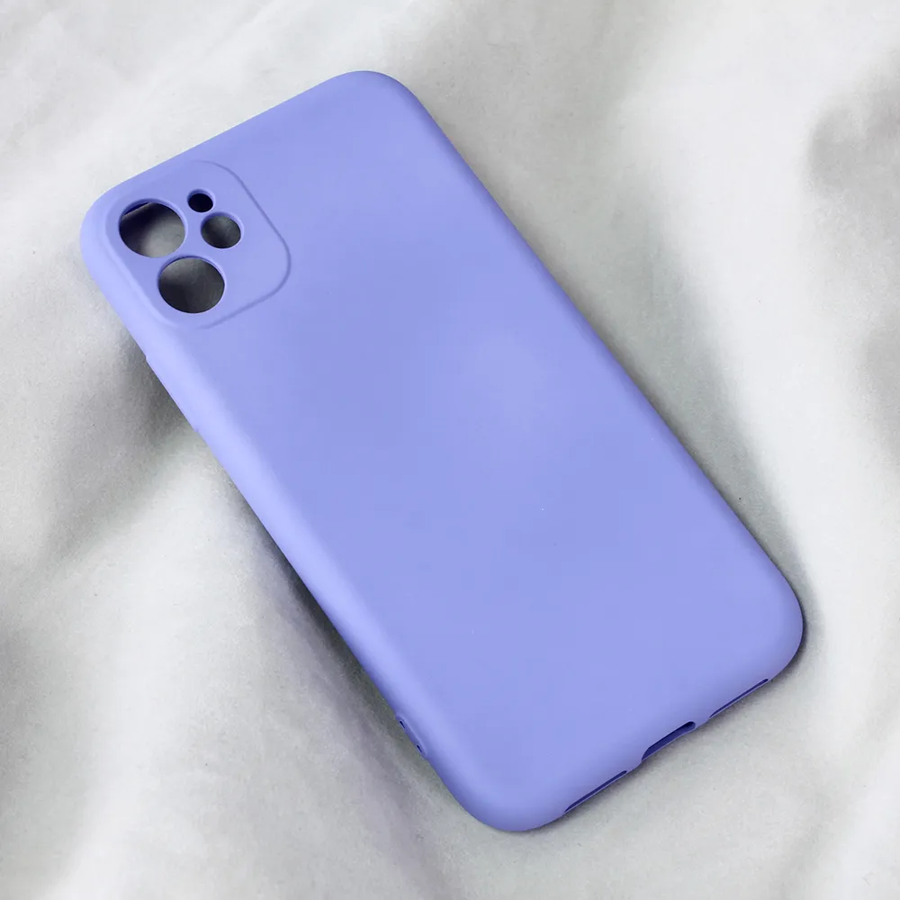 Maska za iPhone 11 6.1 Teracell Soft Velvet ljubičasta
