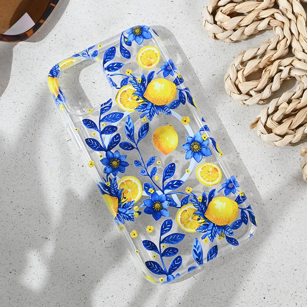 Maska za iPhone 11 Pro 5.8 Mediteran Lemon Print Magsafe
