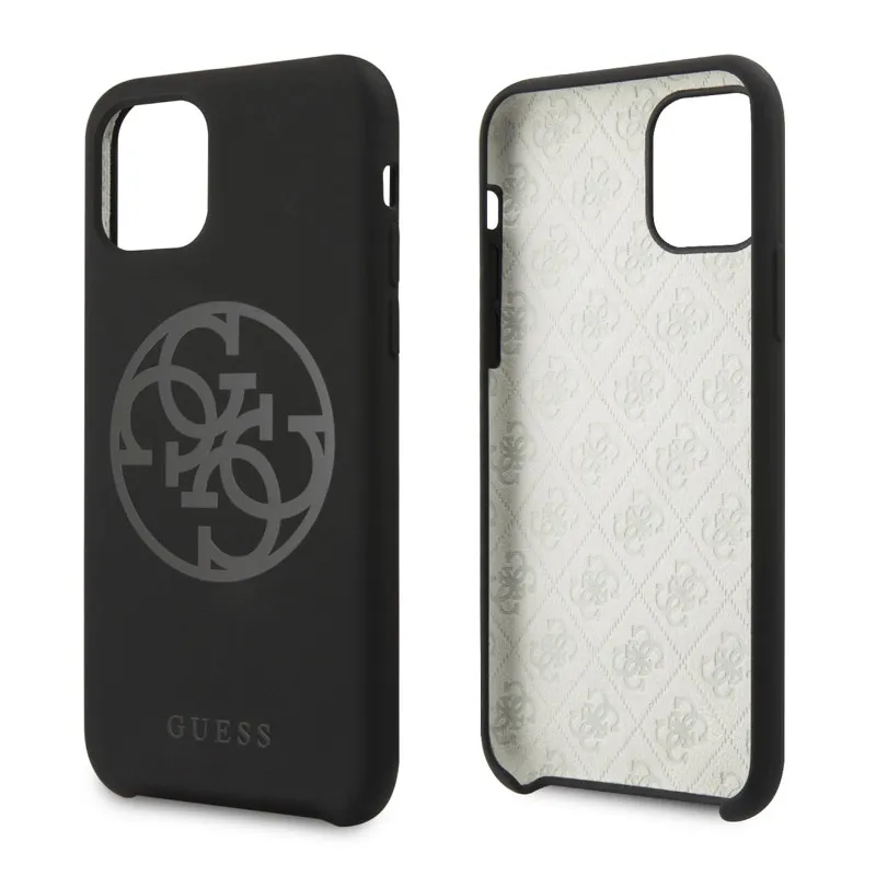 Maska za iPhone 11 Pro crna Guess Faceplate