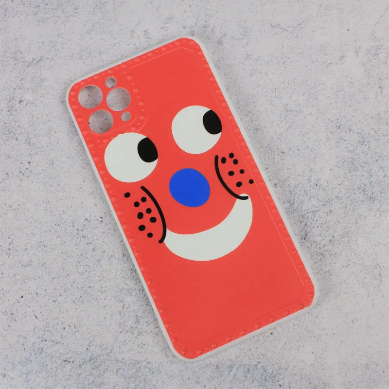 Maska za iPhone 11 Pro Max 6.5 Smile face crvena