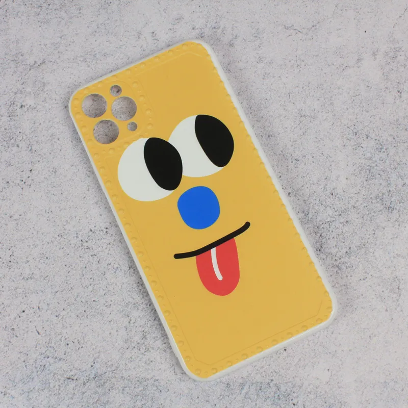 Maska za iPhone 11 Pro Max 6.5 Smile face žuta