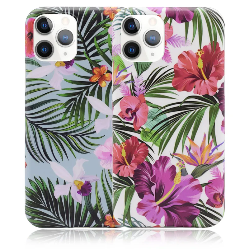 Maska za iPhone 11 Pro Max Flower plava