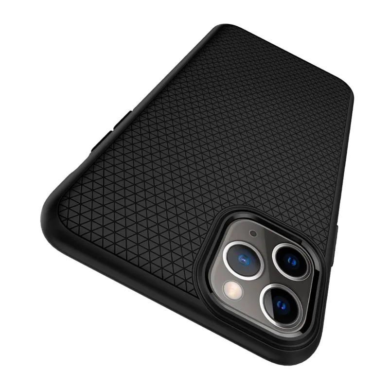 Maska za iPhone 11 Pro Max mat crna Spigen Liquid Air