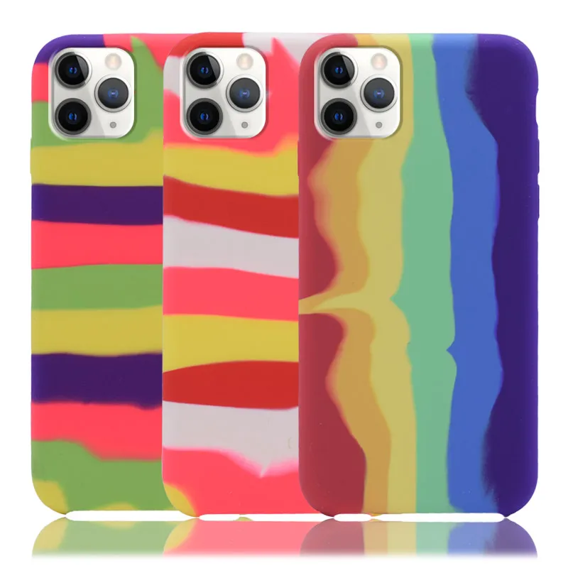Maska za iPhone 11 Pro Max Tip4 Rainbow Lines
