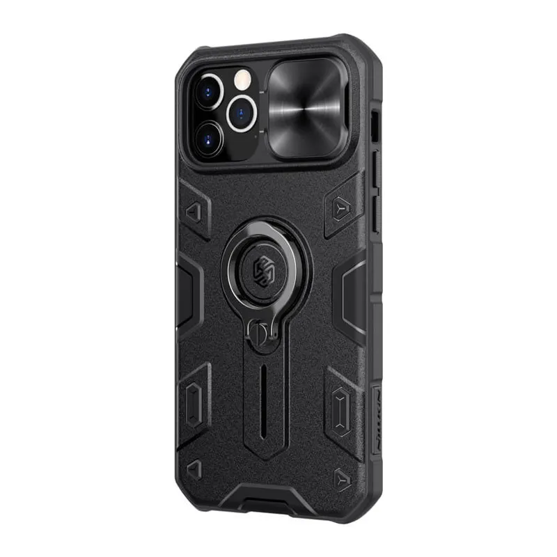 Maska za iPhone 12/ 12 Pro Nillkin CamShield Armor crna