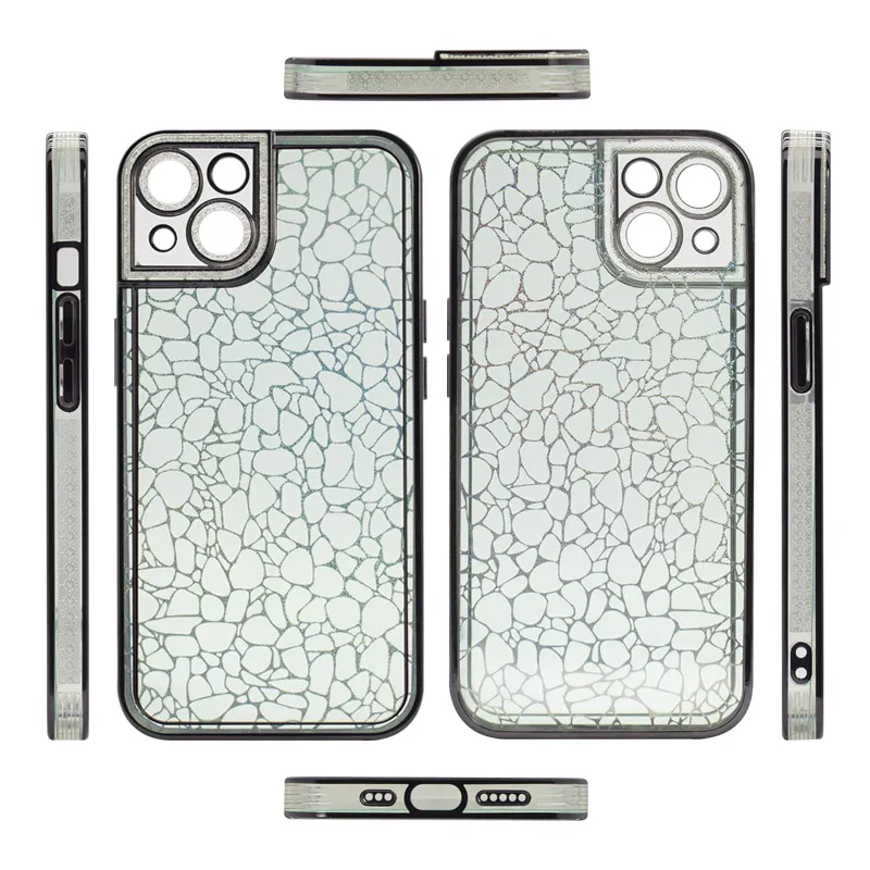 Maska za iPhone 12 Flash Drill srebrna