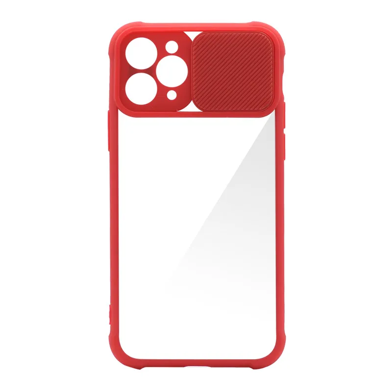 Maska za iPhone 12 Pro Max Camera Shield crvena