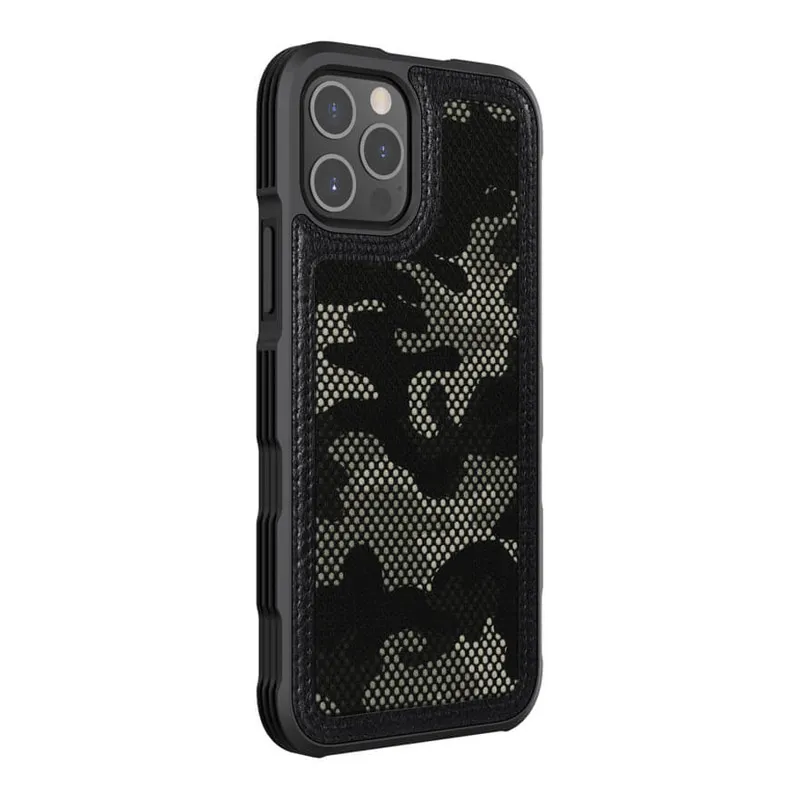 Maska za iPhone 12 Pro Max Nillkin Camo crna