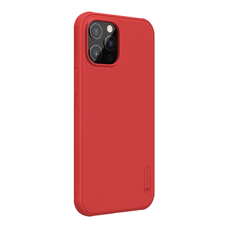 Maska za iPhone 12 Pro Max Nillkin Super Frosted Shield Pro crvena