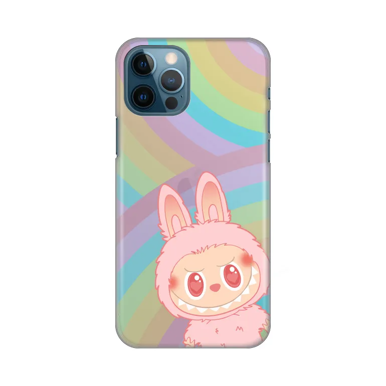 Maska za iPhone 12/12 Pro 6.1 La Bubu Rainbow Silikonska Print Skin