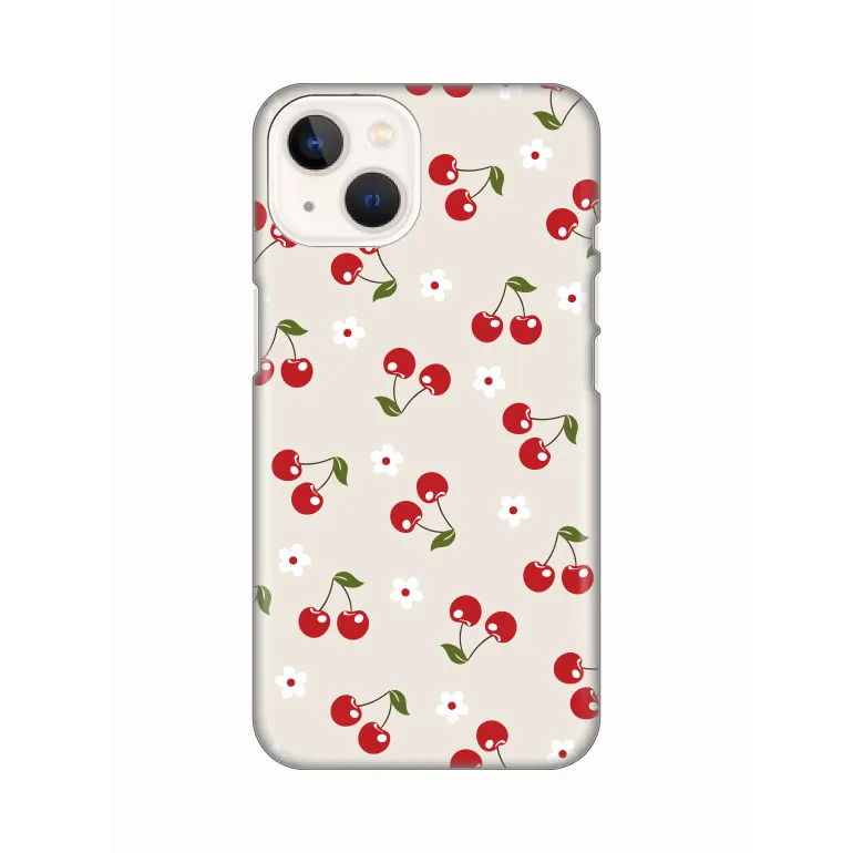 Maska za iPhone 13 6.1 Cherry and Flowers Silikonska Print