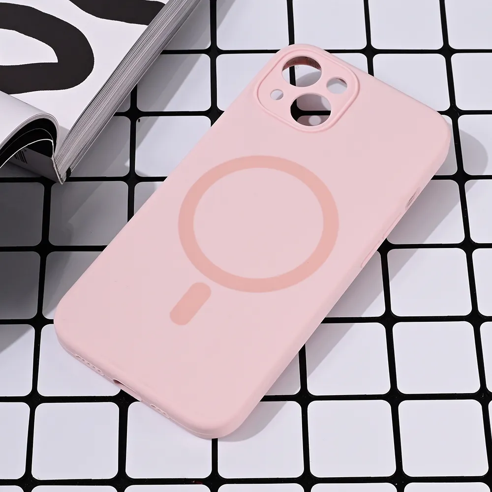 Maska za iPhone 13 6.1 Magsafe Pure color roze