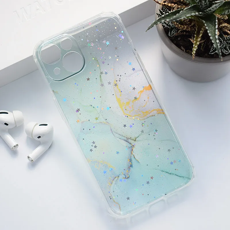 Maska za iPhone 13 Fluid Color zelena