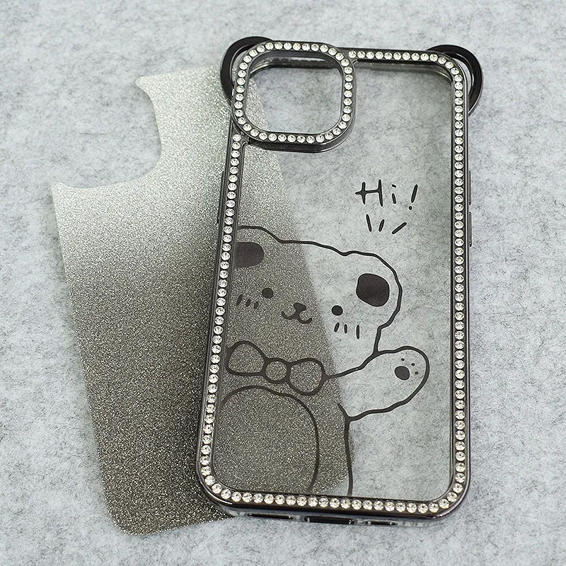Maska za iPhone 13 HiBear srebrna