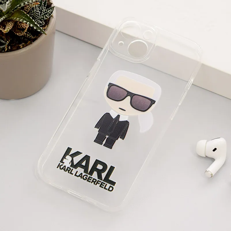 Maska za iPhone 13 Karl Lagerfeld Nanobit Print