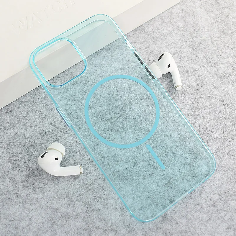 Maska za iPhone 13 Mag Case Neon plava