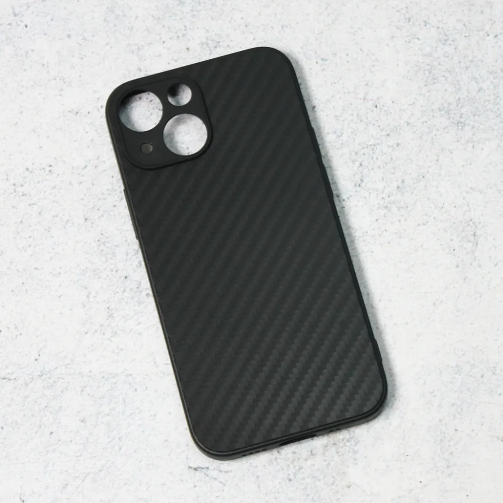 Maska za iPhone 13 Mini 5.4 Carbon fiber crna