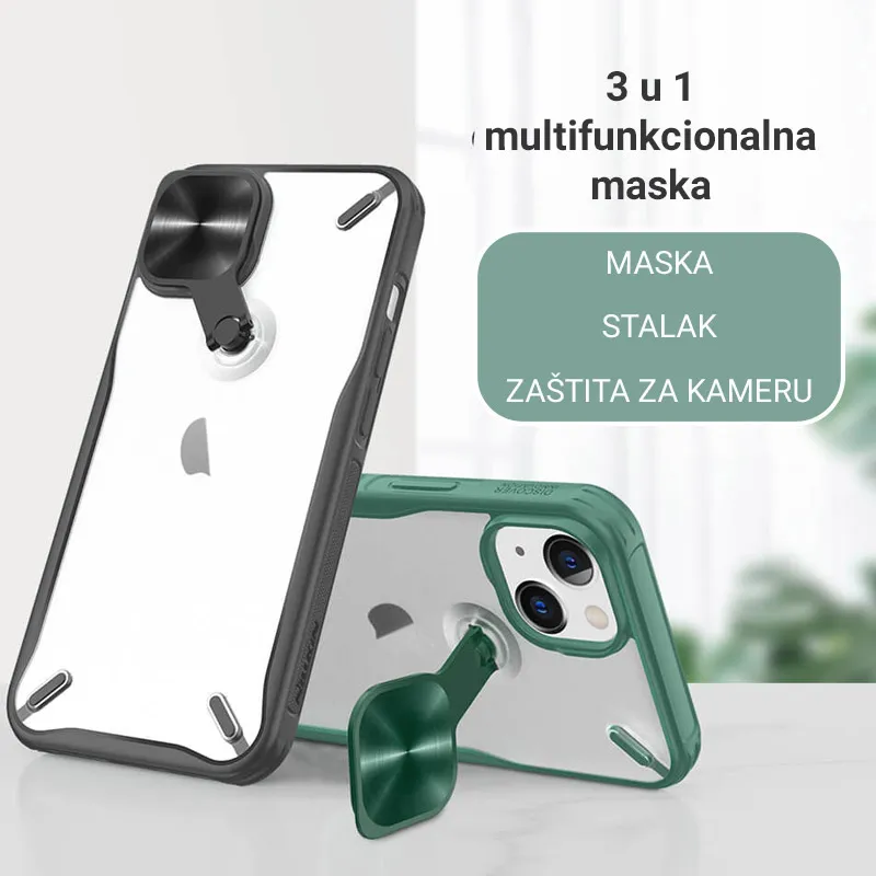 Maska za iPhone 13 Nillkin Cyclops crna