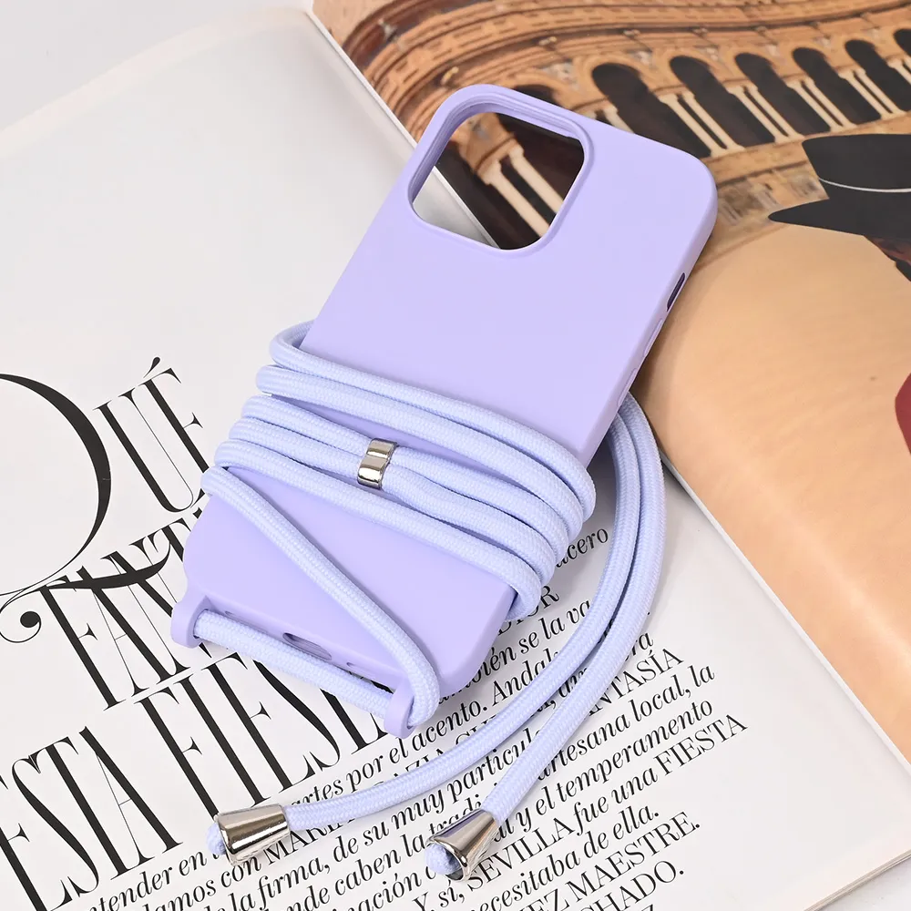 Maska za iPhone 13 Pro 6.1 Crossbody ljubičasta