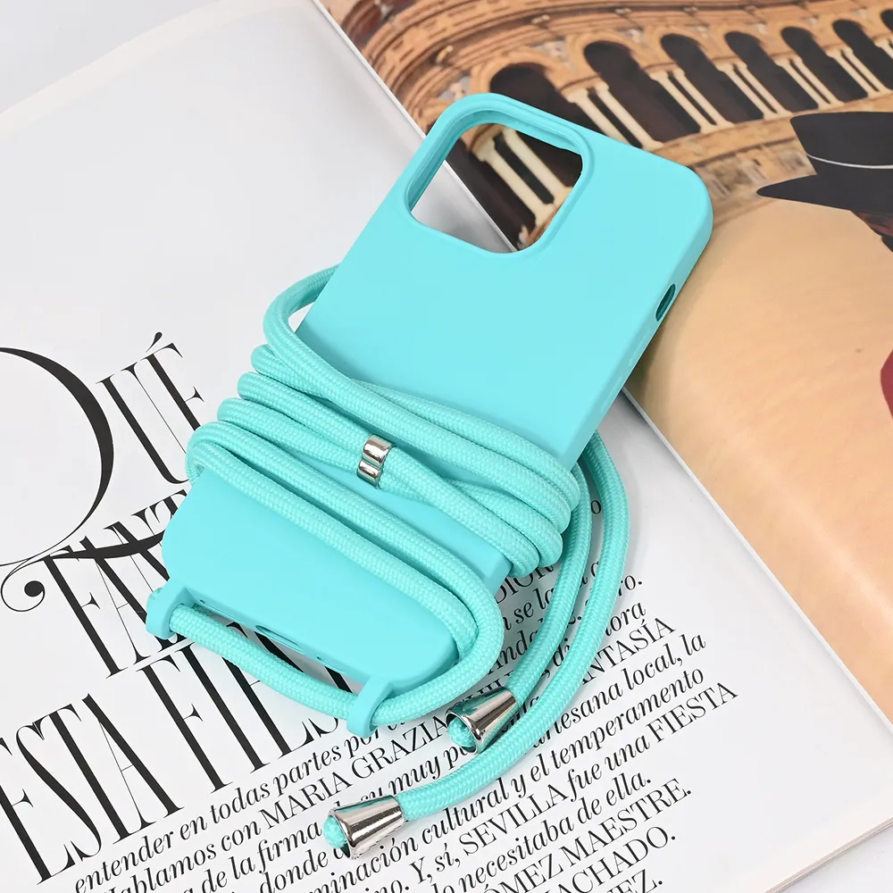 Maska za iPhone 13 Pro 6.1 Crossbody mint