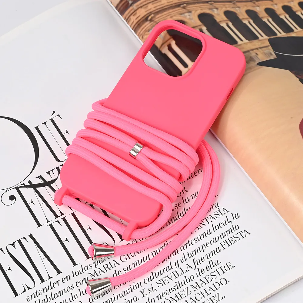 Maska za iPhone 13 Pro 6.1 Crossbody pink