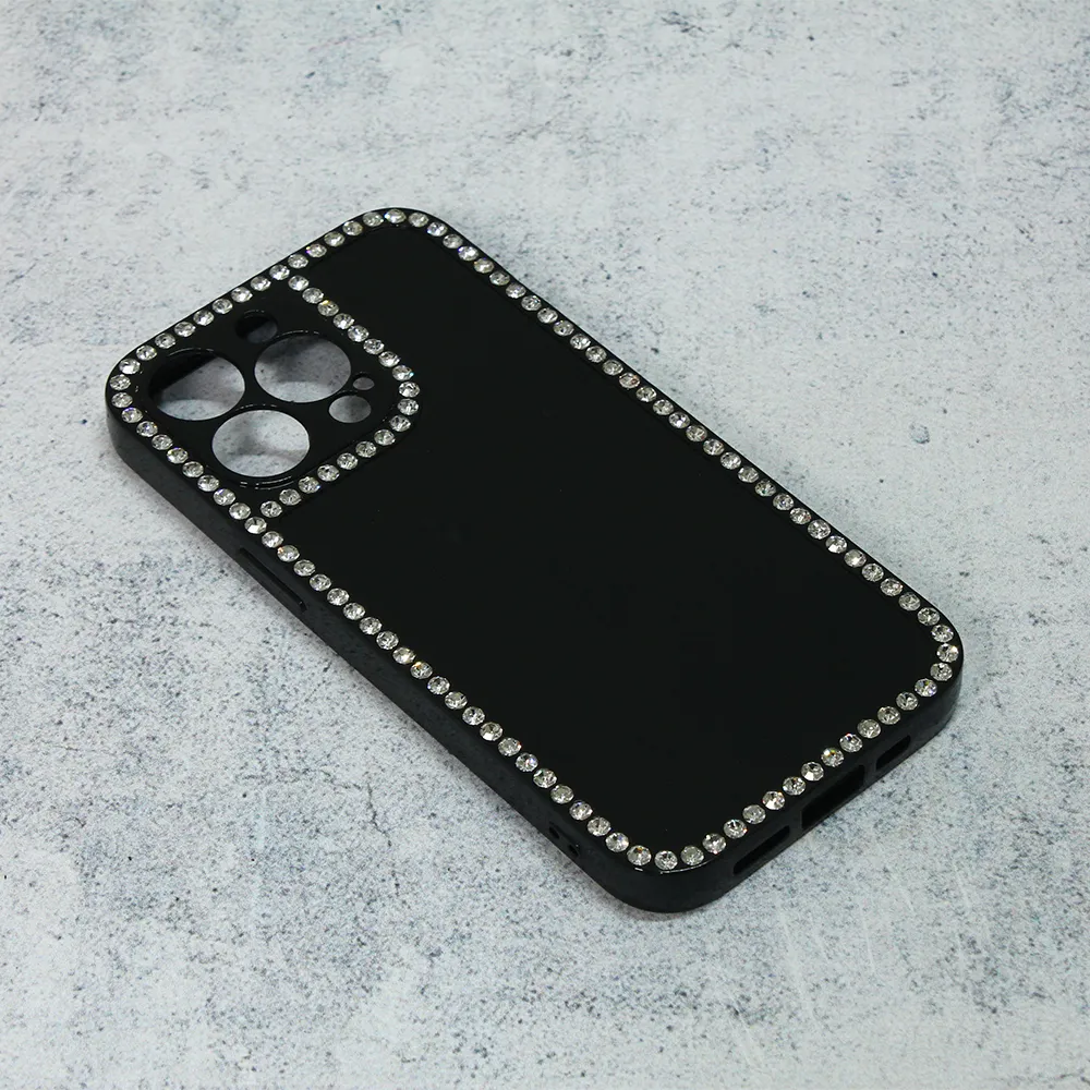 Maska za iPhone 13 Pro 6.1 Frame Cirkon crna