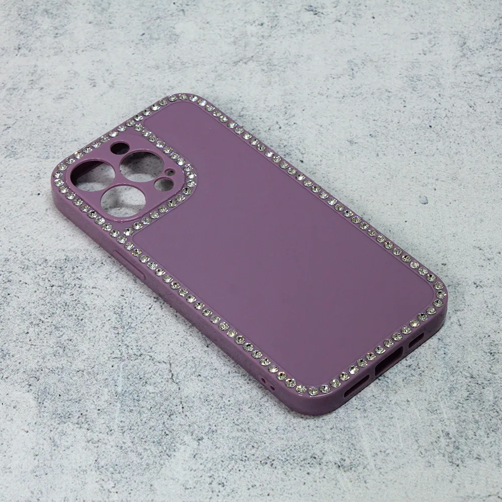 Maska za iPhone 13 Pro 6.1 Frame Cirkon ljubičasta