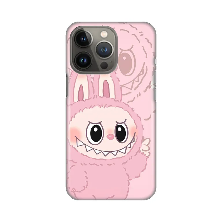Maska za iPhone 13 Pro 6.1 La Bubu Silikonska Print Pink