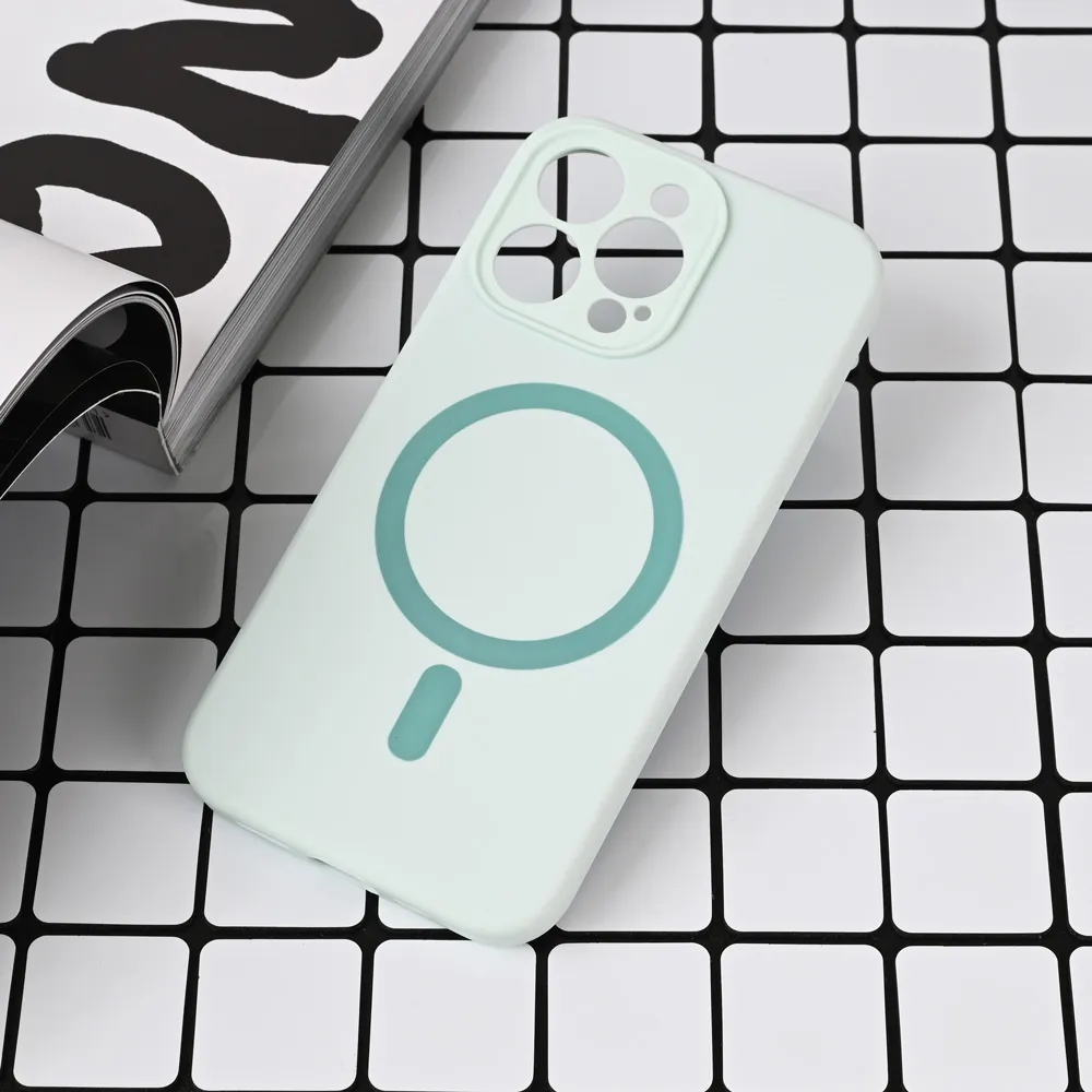 Maska za iPhone 13 Pro 6.1 Magsafe Pure color mint