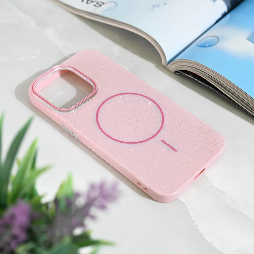 Maska za iPhone 13 Pro 61 rose Magsafe Sparkle Dust