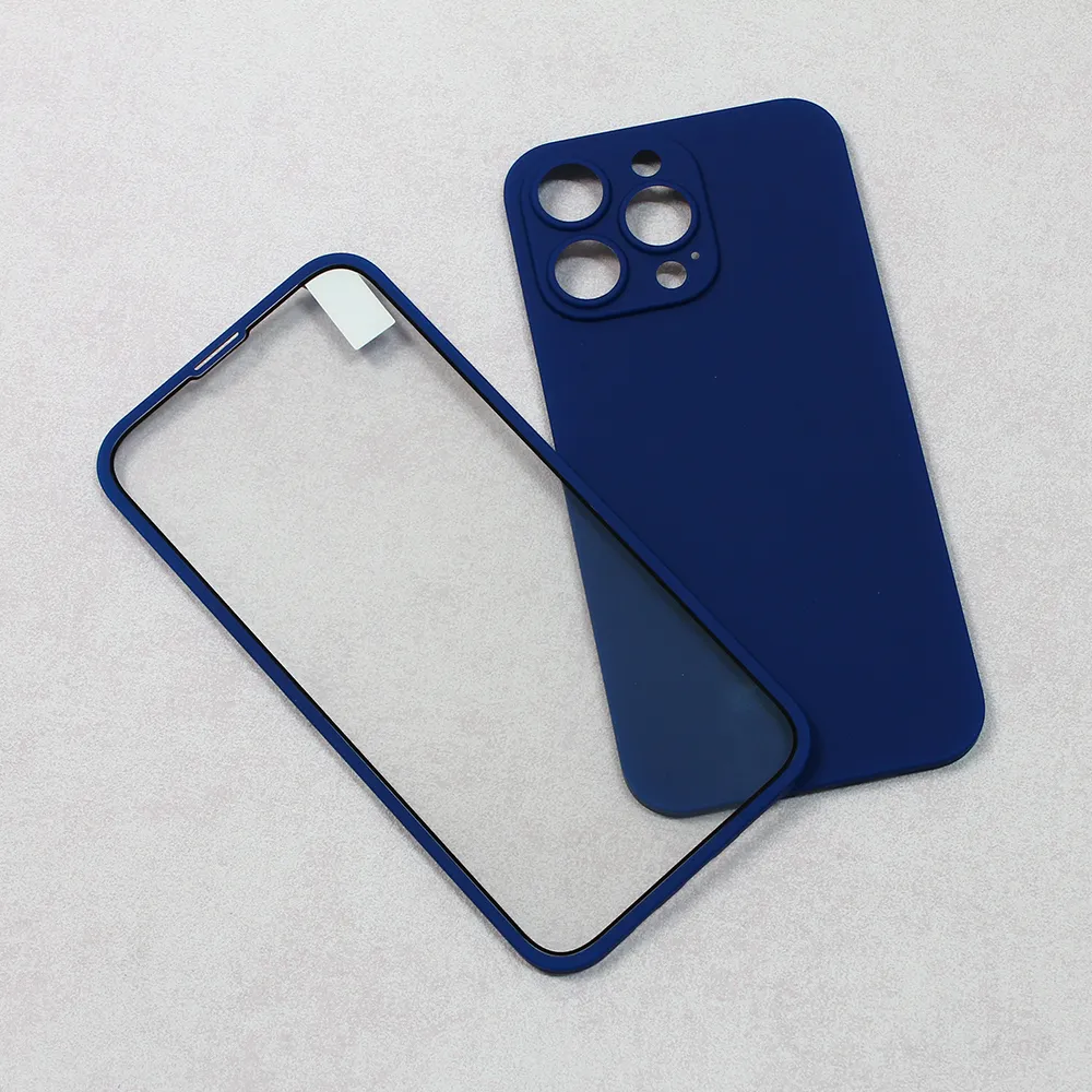 Maska za iPhone 13 Pro 6.1 Slim 360 Full plava