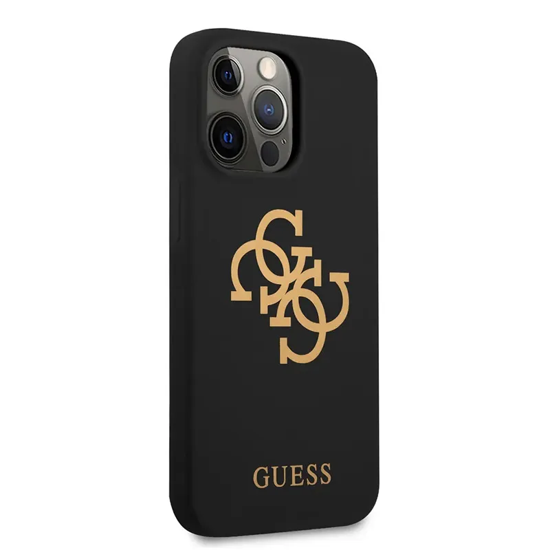 Maska za iPhone 13 Pro crna Guess Hc Silicone 4G