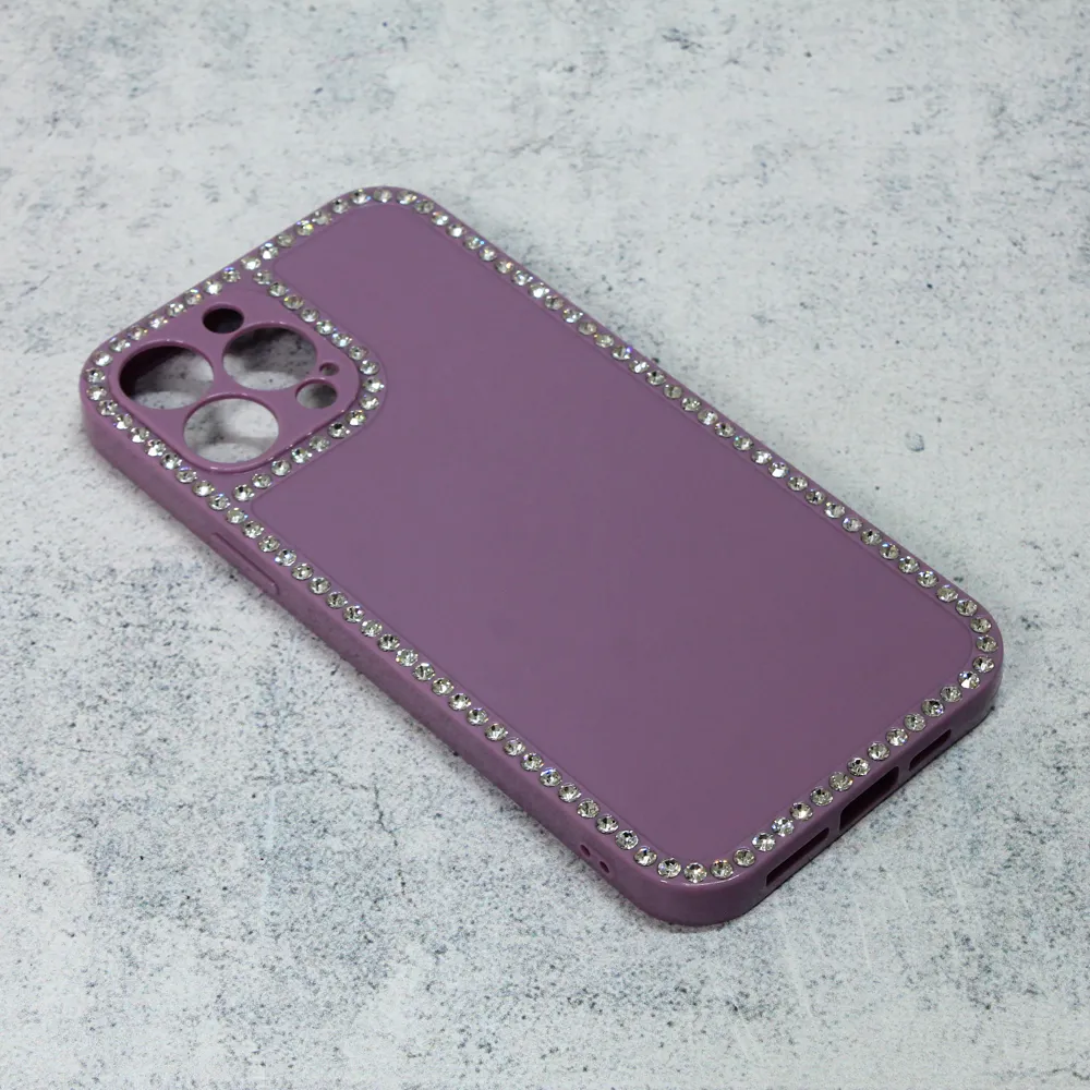 Maska za iPhone 13 Pro Max 6.7 Frame Cirkon ljubičasta