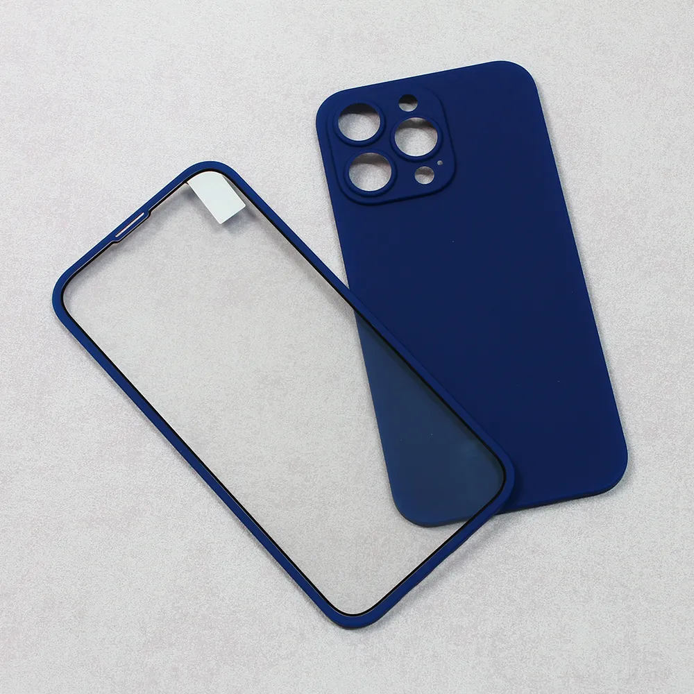 Maska za iPhone 13 Pro Max 6.7 Slim 360 Full plava
