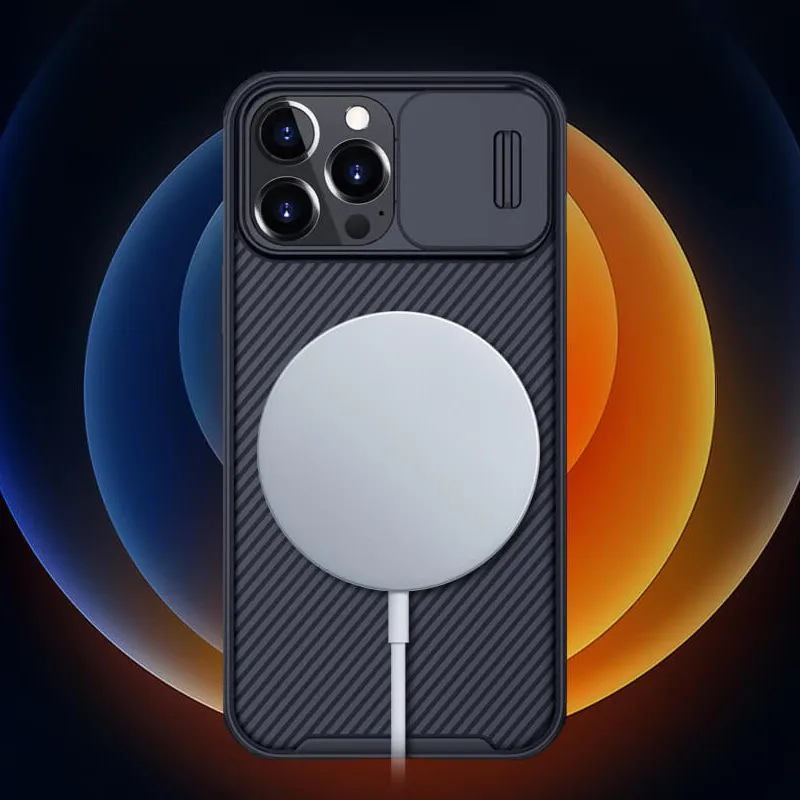 Maska za iPhone 13 Pro Max Nillkin CamShield Pro Magnetic plava