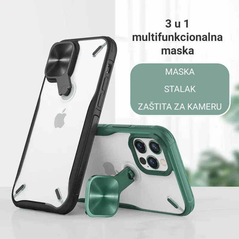 Maska za iPhone 13 Pro Nillkin Cyclops crna