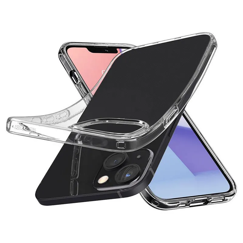 Maska za iPhone 13 Spigen Liquid Crystal transparent