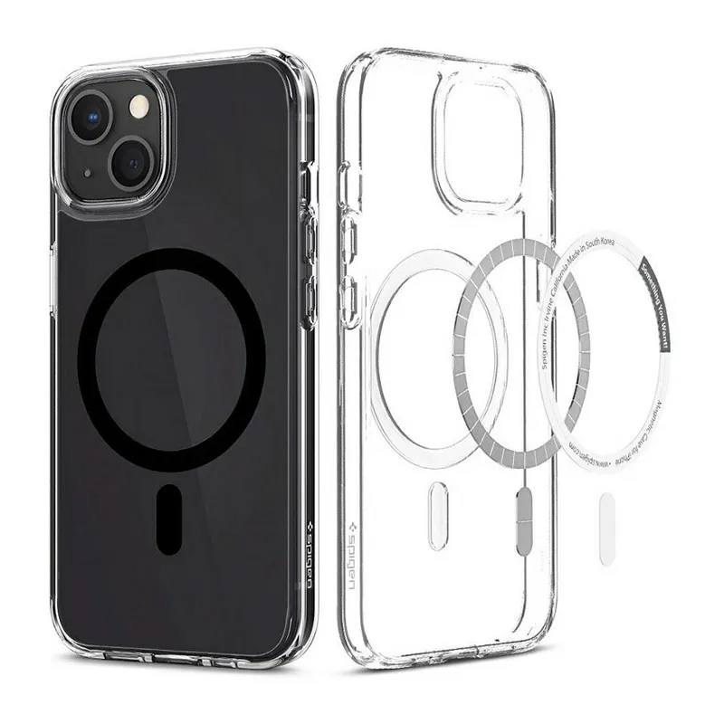 Maska za iPhone 13 Spigen Ultra Hybrid Mag crna