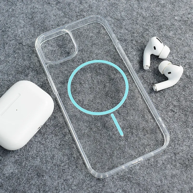 Maska za iPhone 13/14 Mag Case Clear Slim plava