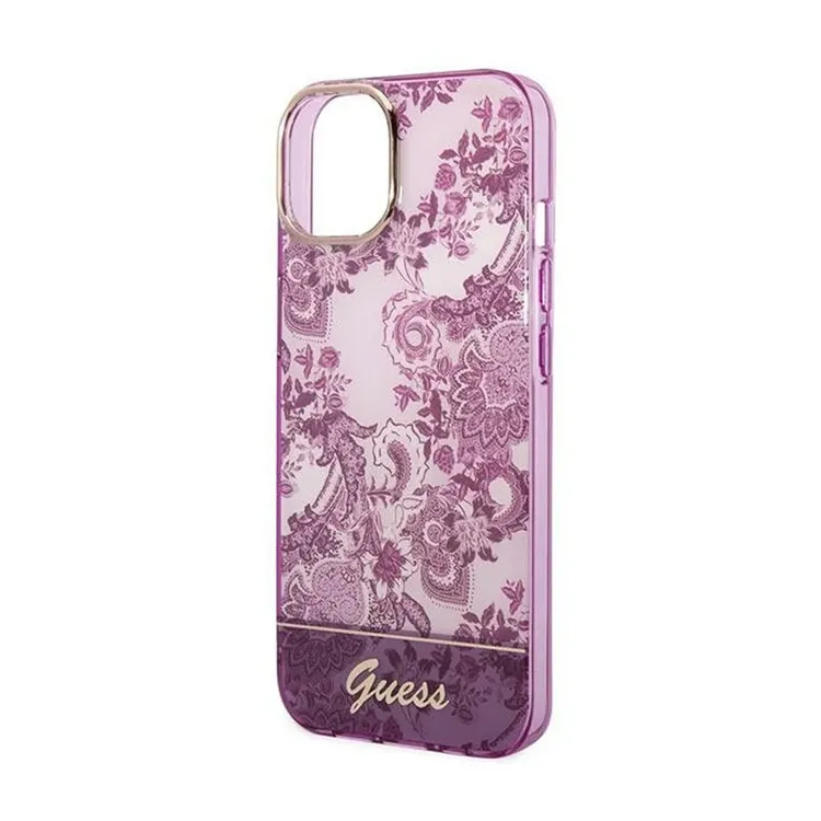 Maska za iPhone 14 6.1 Guess Hc IML Electro Cam TDJ pink (GUHCP14SHGPLHF)