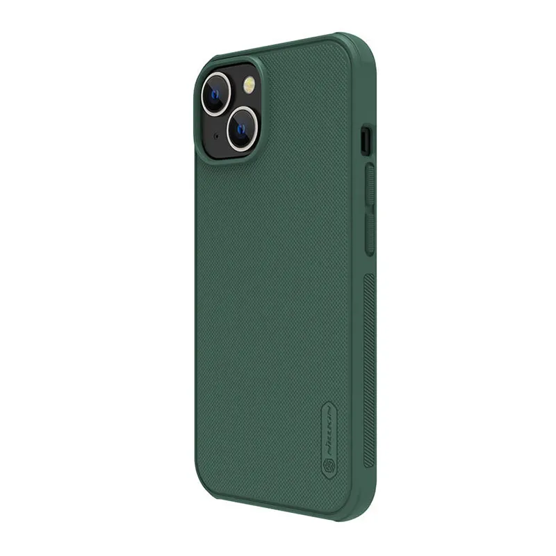 Maska za iPhone 14 Nillkin Super Frosted Shield Pro tamno zelena