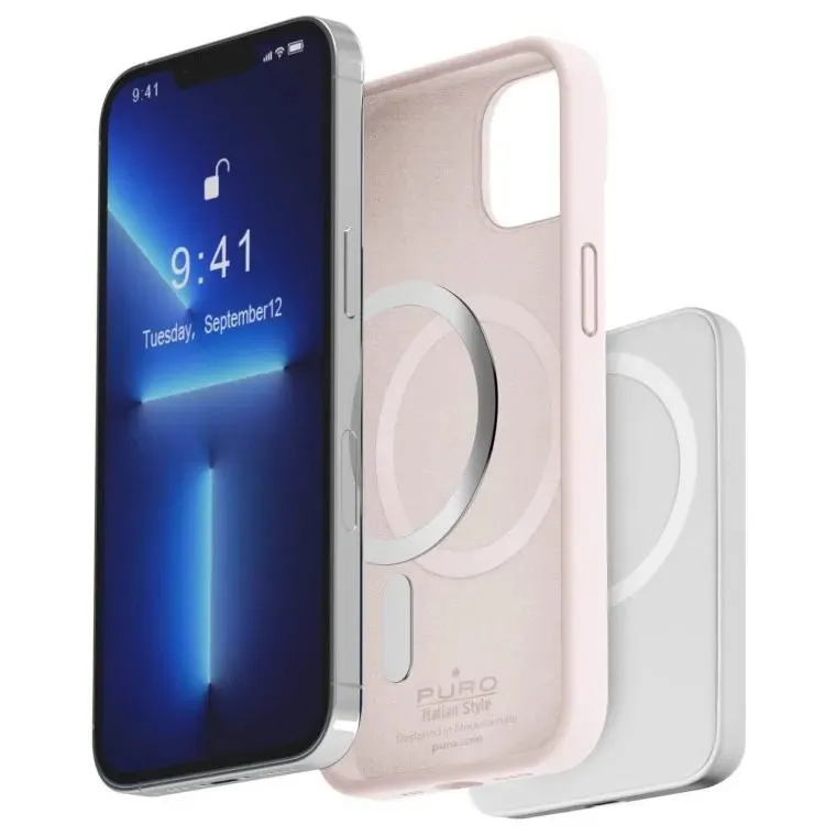 Maska za iPhone 14 Plus 6.7 Puro ICON Mag roze