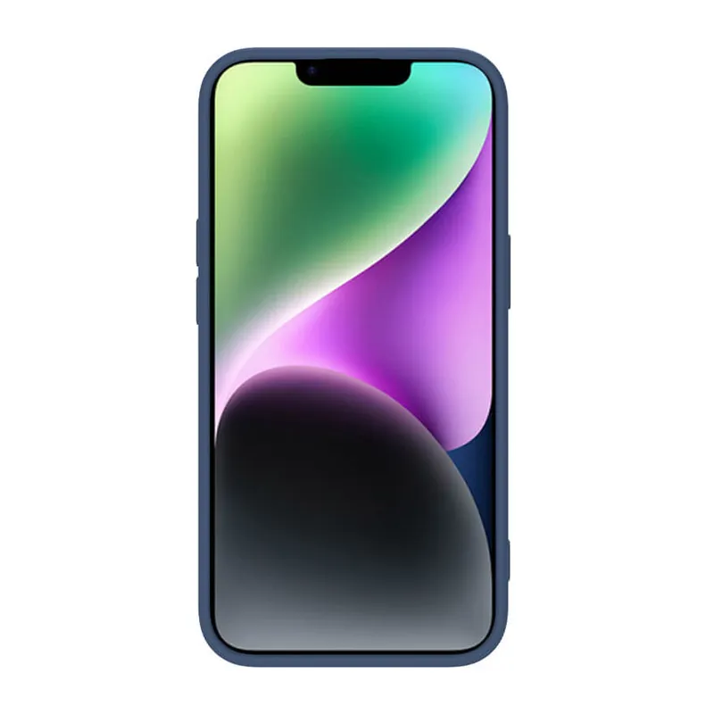 Maska za iPhone 14 Plus plava Nillkin CamShield Silky Magnetic