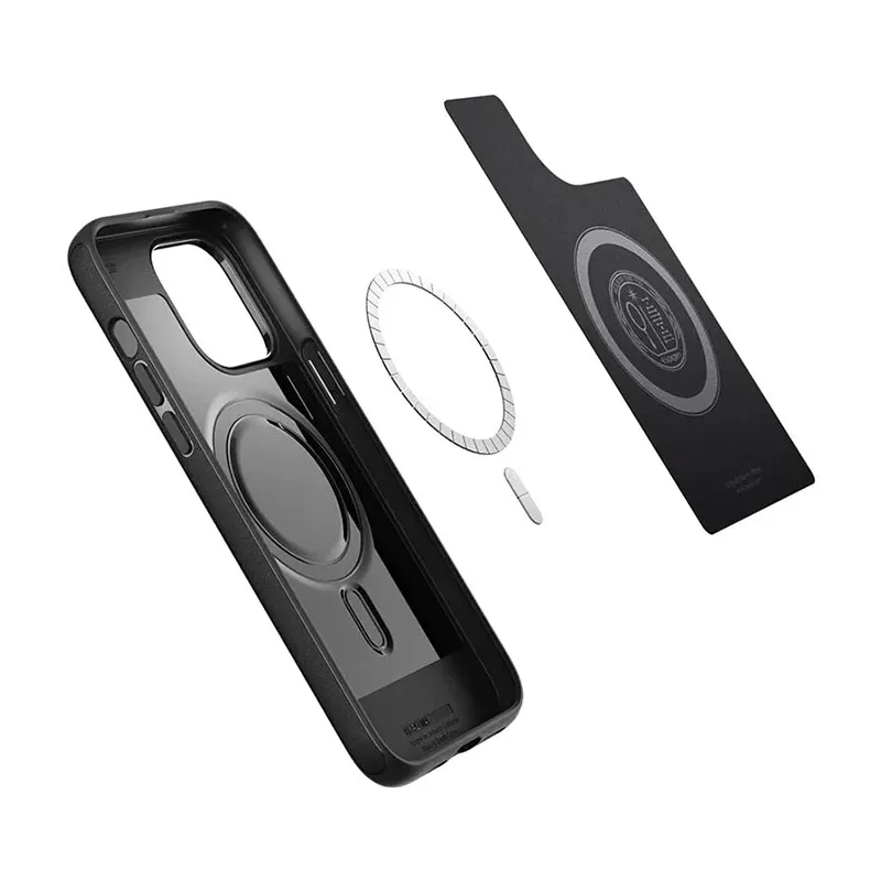 Maska za iPhone 14 Pro Max mat Spigen Mag Armor MagSafe crna