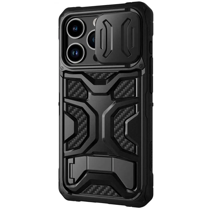 Maska za iPhone 14 Pro Max Nillkin Adventurer Pro Magnetic crna