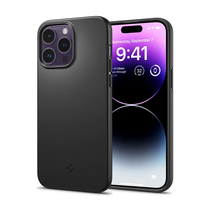 Maska za iPhone 14 Pro Max Spigen Thin Fit crna