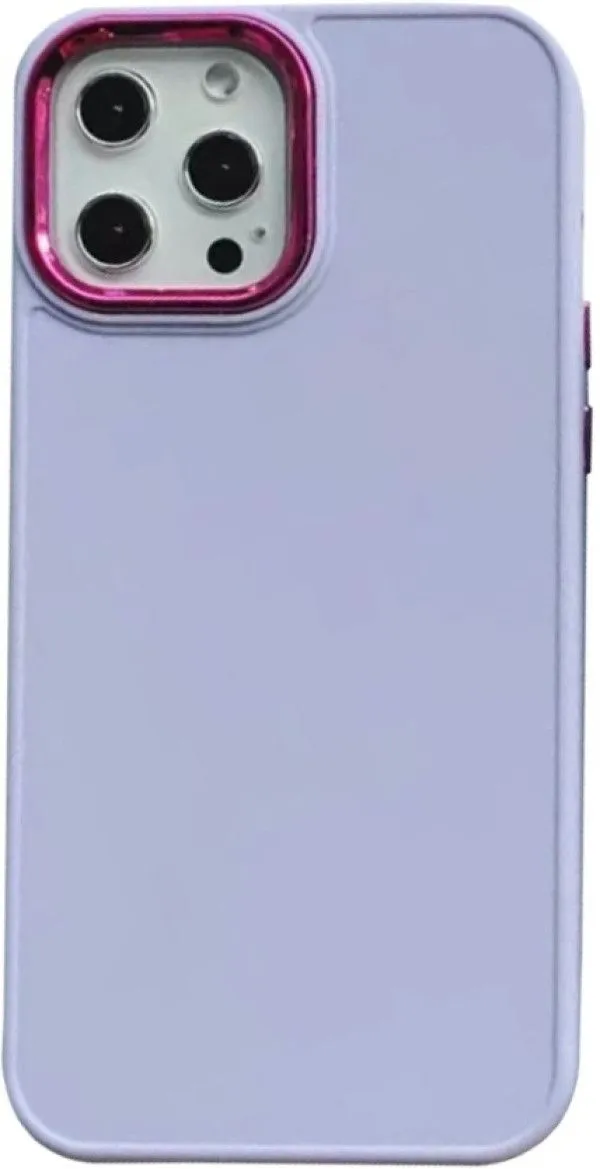 Maska za iPhone 14 PRO UTP Shiny Lens Silicone MCTK41/ ljubičasta