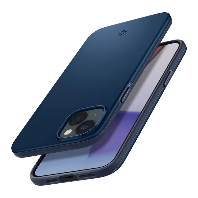 Maska za iPhone 14 Spigen Thin Fit tamno plava