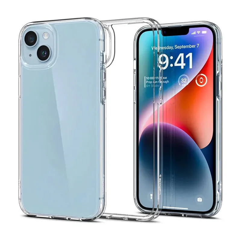 Maska za iPhone 14 Spigen Ultra Hybrid transparent